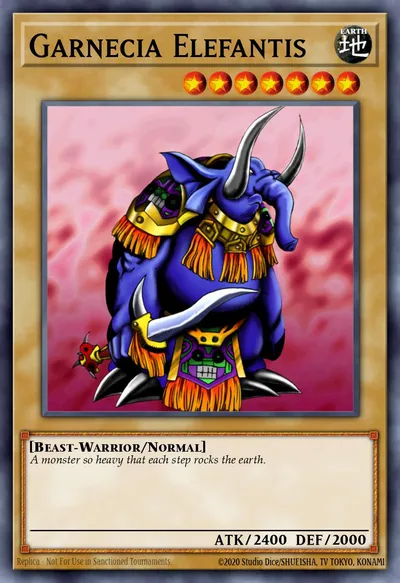 Garnecia Elefantis — Carta Yu-Gi-Oh!