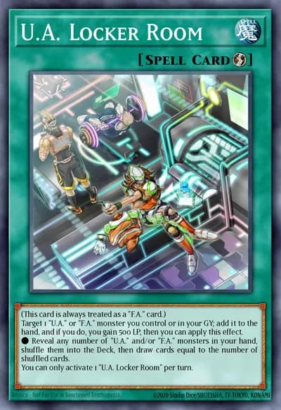 U.A. Locker Room — Carta Yu-Gi-Oh!
