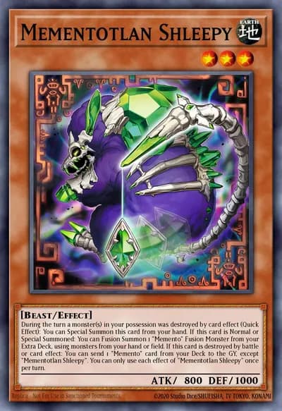 Mementotlan Shleepy — Carta Yu-Gi-Oh!