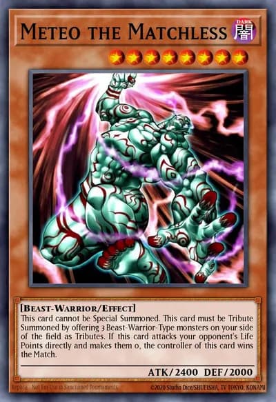 Meteo, o Inigualável — Carta Yu-Gi-Oh!