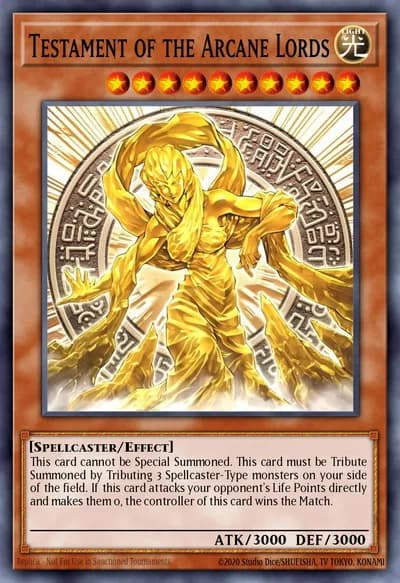 Testamento dos Lordes Arcanos — Carta Yu-Gi-Oh!