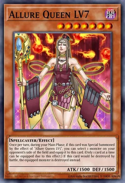 Allure Queen LV7 — Carta Yu-Gi-Oh!