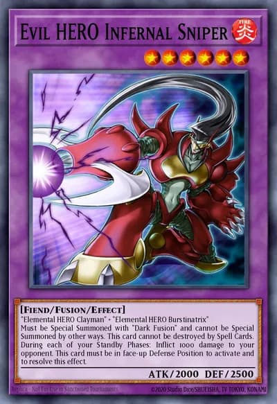 Evil HERO Infernal Sniper — Carta Yu-Gi-Oh!