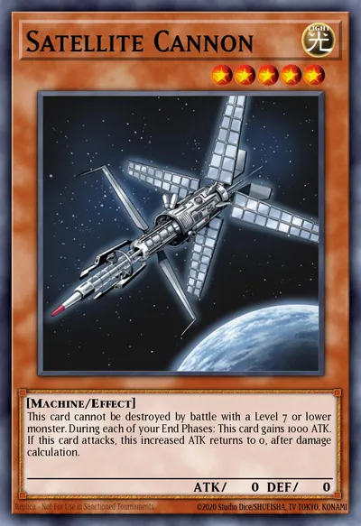 Canhão Satélite — Carta Yu-Gi-Oh!