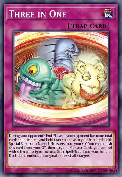 Três em Um — Carta Yu-Gi-Oh!
