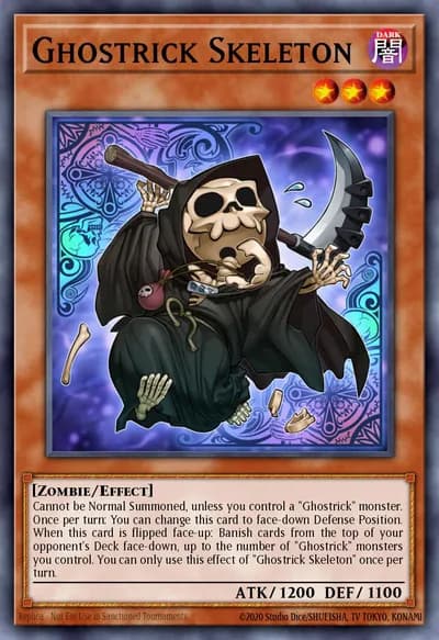 Ghostrick Skeleton — Carta Yu-Gi-Oh!