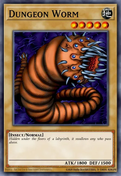 Dungeon Worm — Carta Yu-Gi-Oh!