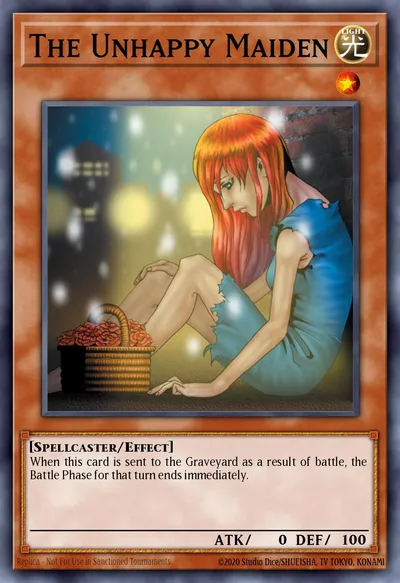 A Donzela Infeliz — Carta Yu-Gi-Oh!