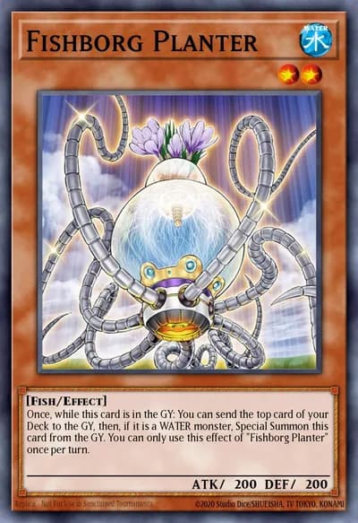 Fishborg Planter — Carta Yu-Gi-Oh!