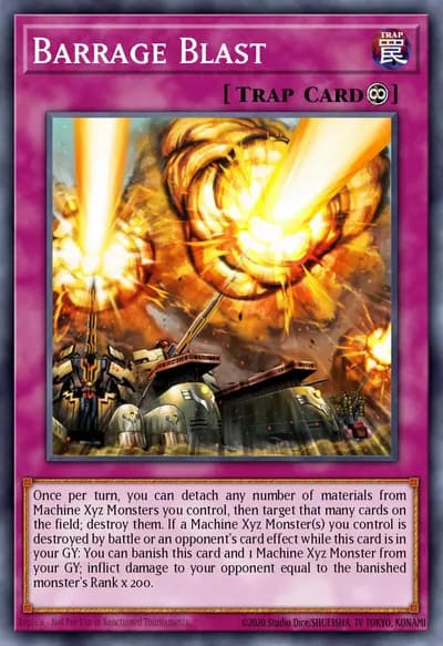 Barrage Blast — Carta Yu-Gi-Oh!