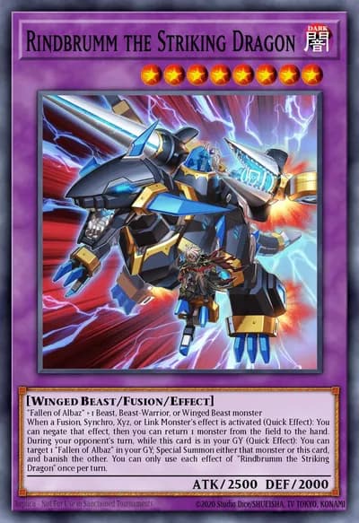 Rindbrumm the Striking Dragon — Carta Yu-Gi-Oh!