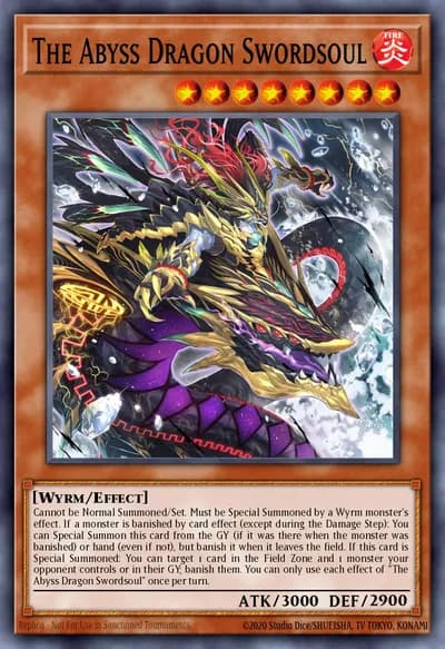 O Dragão do Abismo Swordsoul — Carta Yu-Gi-Oh!
