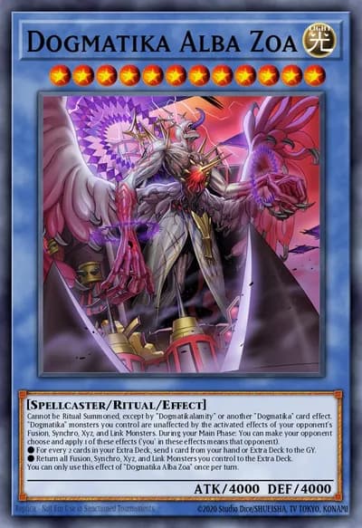 Dogmatika Alba Zoa — Carta Yu-Gi-Oh!