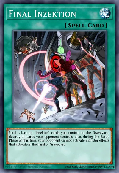 Final Inzektion — Carta Yu-Gi-Oh!