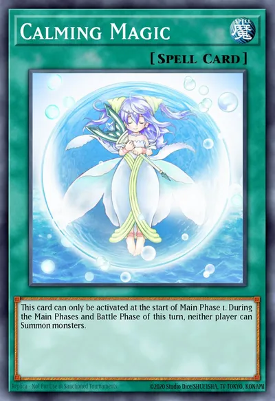 Magia Calmante — Carta Yu-Gi-Oh!
