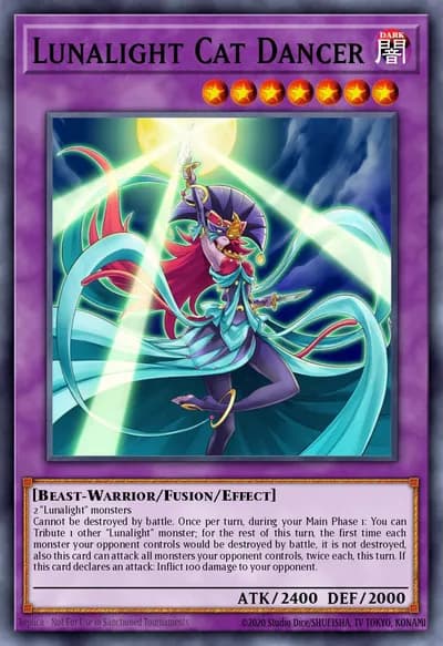 Lunalight Cat Dancer — Carta Yu-Gi-Oh!