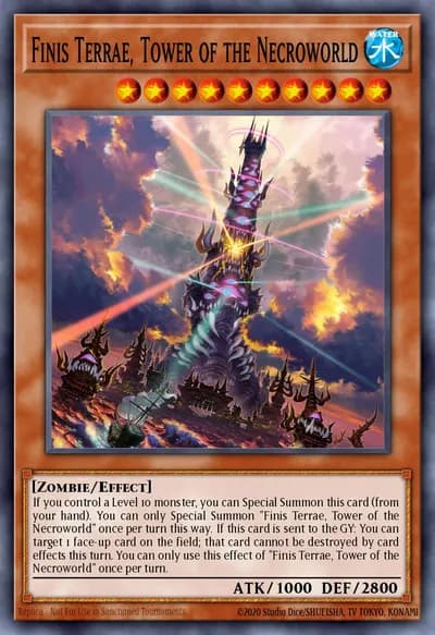 Finis Terrae, Torre do Necromundo — Carta Yu-Gi-Oh!