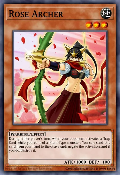 Arqueira Rosa — Carta Yu-Gi-Oh!