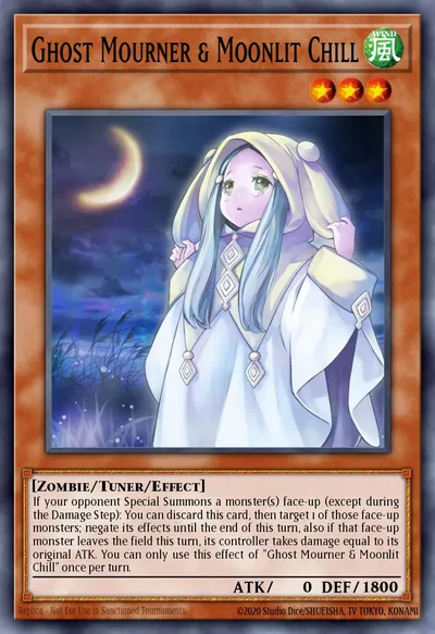Luto Fantasma & Calafrio Lunado — Carta Yu-Gi-Oh!