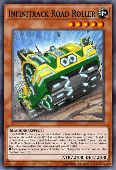 Infinitrack Road Roller — Carta Yu-Gi-Oh!