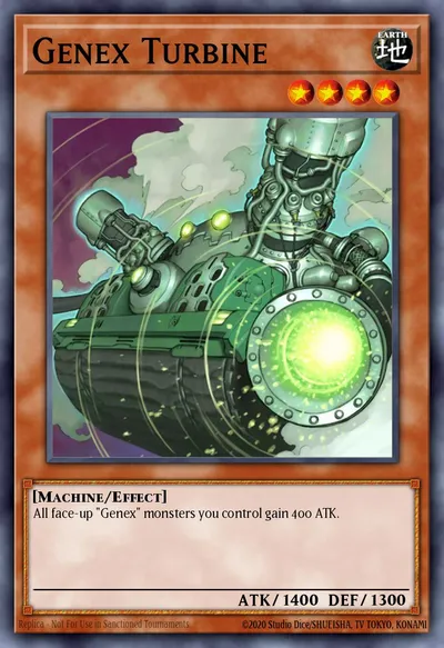 Genex Turbine — Carta Yu-Gi-Oh!