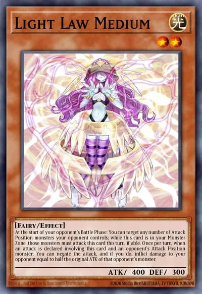 Médium da Lei da Luz — Carta Yu-Gi-Oh!