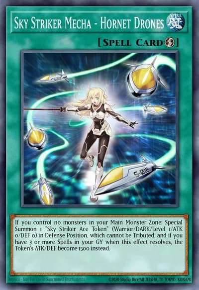 Sky Striker Mecha - Hornet Drones — Carta Yu-Gi-Oh!