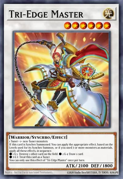 Tri-Edge Master — Carta Yu-Gi-Oh!