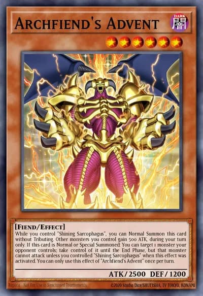 Advento do Arquidemônio — Carta Yu-Gi-Oh!