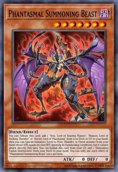 Phantasmal Summoning Beast — Carta Yu-Gi-Oh!
