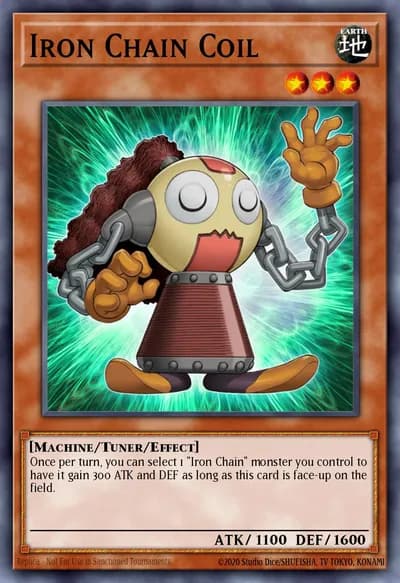 Iron Chain Coil — Carta Yu-Gi-Oh!