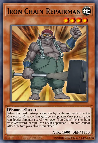 Iron Chain Repairman — Carta Yu-Gi-Oh!