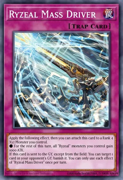 Ryzeal Mass Driver — Carta Yu-Gi-Oh!