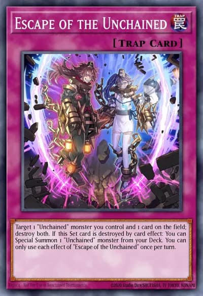 Escape of the Unchained — Carta Yu-Gi-Oh!