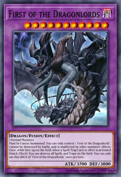 Primeiro dos Senhores dos Dragões — Carta Yu-Gi-Oh!