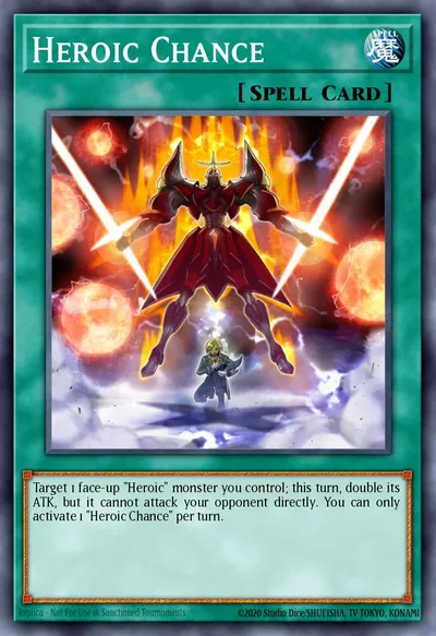 Chance Heroica — Carta Yu-Gi-Oh!