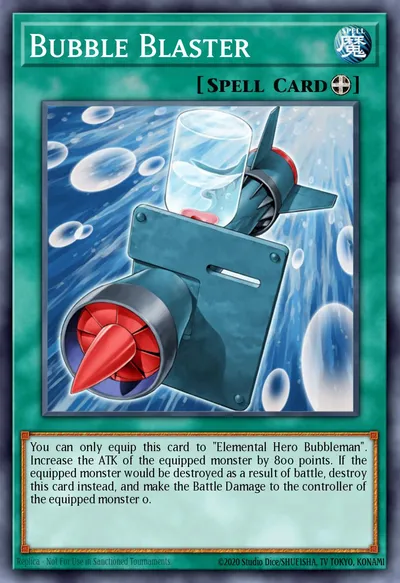 Bubble Blaster — Carta Yu-Gi-Oh!