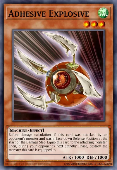 Explosivo Adesivo — Carta Yu-Gi-Oh!