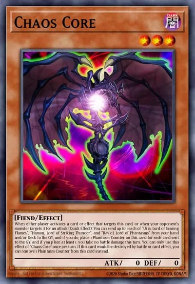 Chaos Core — Carta Yu-Gi-Oh!