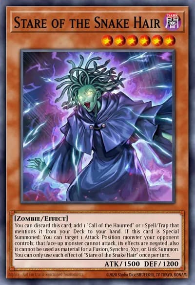 Stare of the Snake Hair — Carta Yu-Gi-Oh!