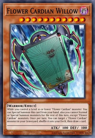 Flower Cardian Willow — Carta Yu-Gi-Oh!