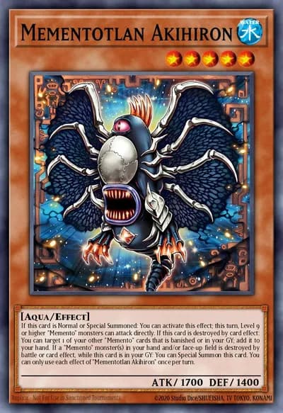 Mementotlan Akihiron — Carta Yu-Gi-Oh!