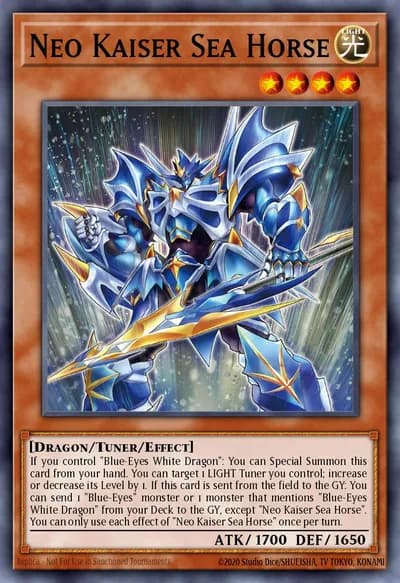 Neo Kaiser Sea Horse — Carta Yu-Gi-Oh!