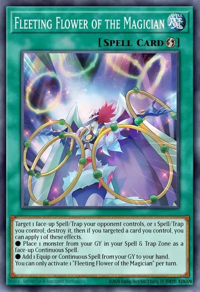 Flor Efêmera do Mago — Carta Yu-Gi-Oh!