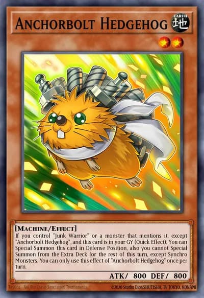 Anchorbolt Hedgehog — Carta Yu-Gi-Oh!