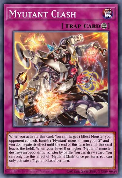 Confronto Myutant — Carta Yu-Gi-Oh!