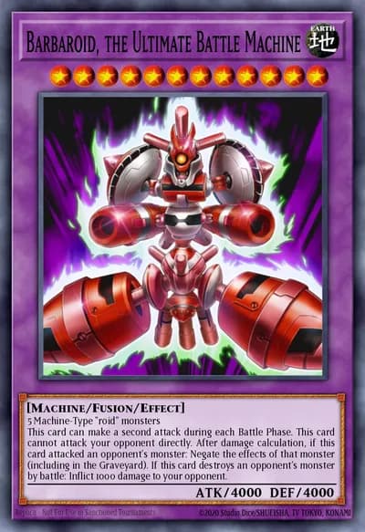 Barbaroide, a Máquina de Batalha Suprema — Carta Yu-Gi-Oh!