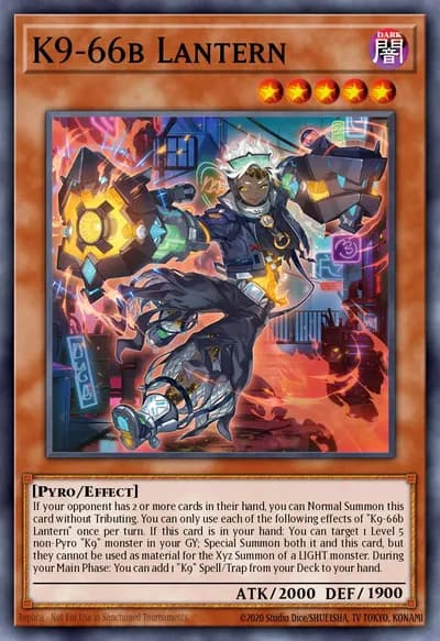 K9-66b Lantern — Carta Yu-Gi-Oh!