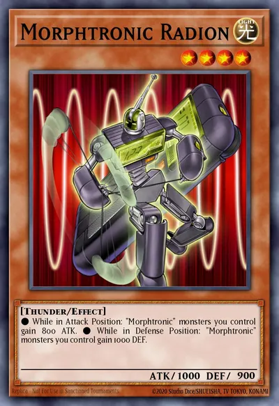 Morphtronic Radion — Carta Yu-Gi-Oh!