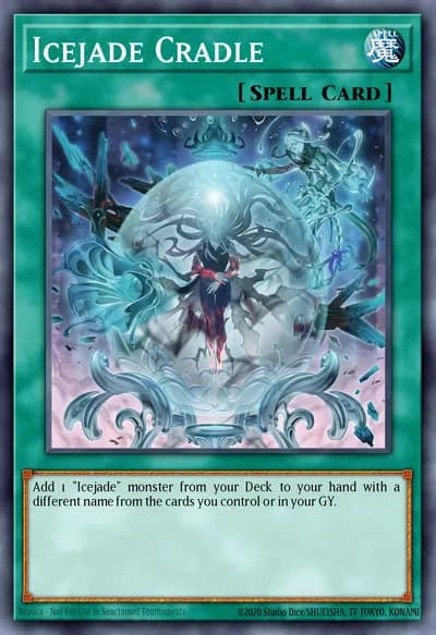 Icejade Cradle — Carta Yu-Gi-Oh!